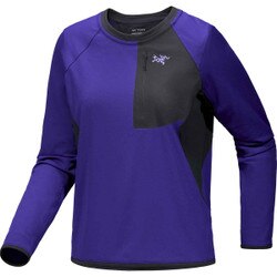 Arcteryx Delta Crew Women's in Soulsonic and Black